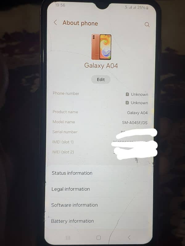 Samsung galaxy a04 6