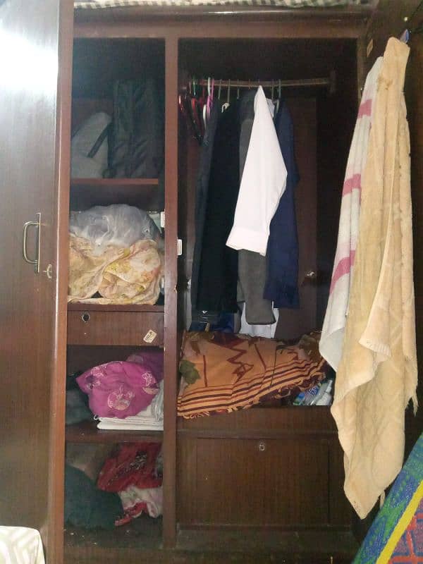 wooden wardrobe . 2