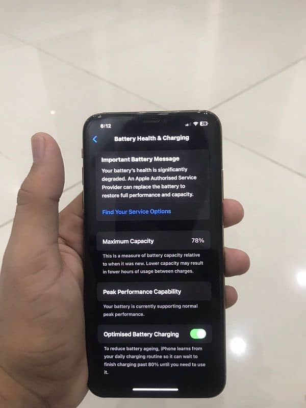 Iphone XS MAX GOLDEN PTA 3