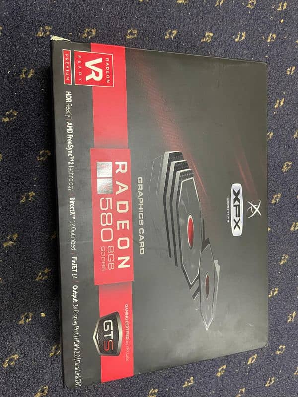 AMD RX 580 graphics card 8gb brand new with 3 years of warrenty 0