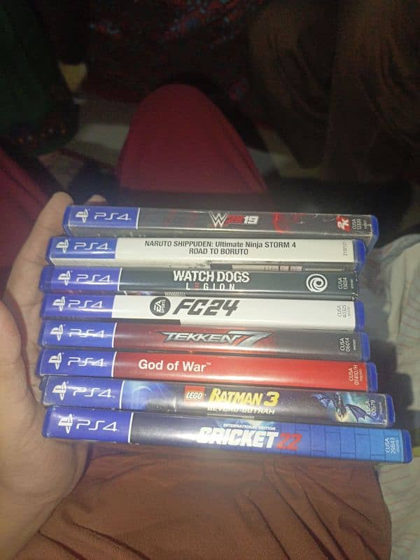 ps4 games all used 0