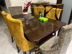 6 chairs Dining Table