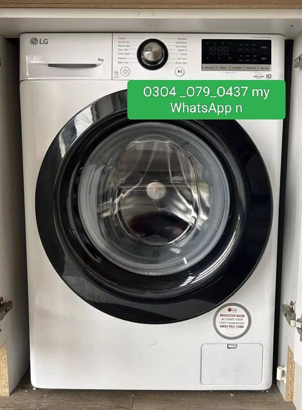 LG Direct drive 9kg washing O3O4 _O79_O437 my WhatsApp n 0