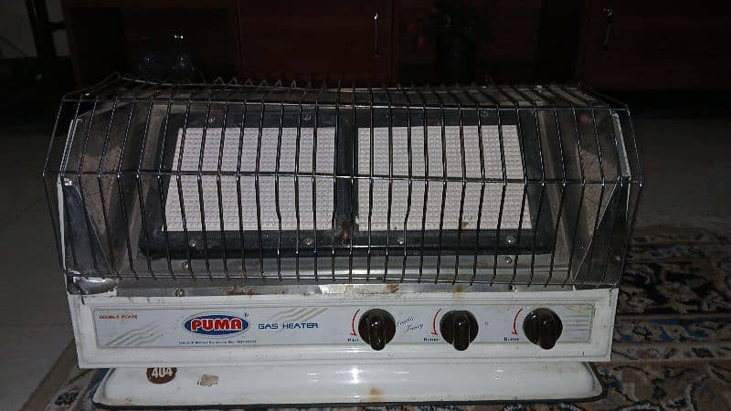 dual plater gas heater puma 0