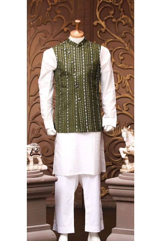 waist Coat Only kurtapujma suit 12