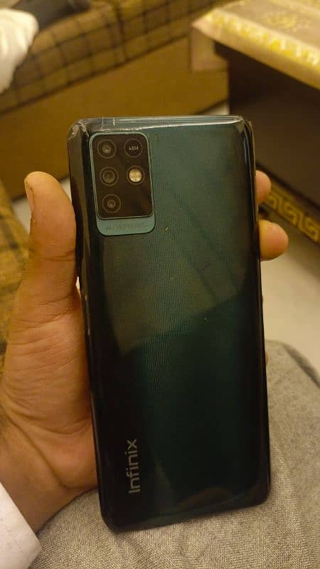 infinix note 10 All okay with box 10/10 condition 2