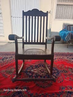 Comfortable Sheesham Wood Rocking Chair For Sale