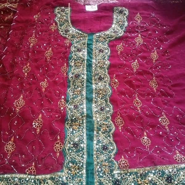 BRABND NEW unstitched BRIDAL LENGHA 03349511993 8