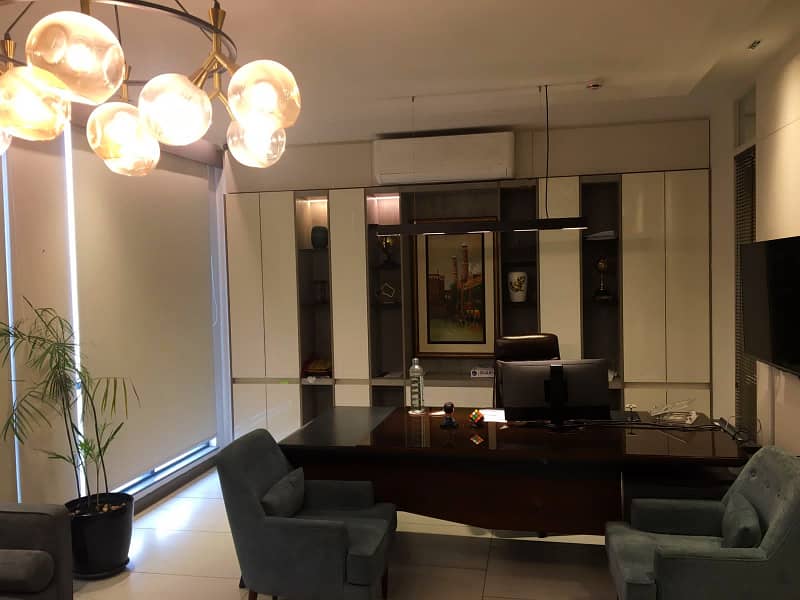 defence raya 8 Marla Commercial Furnished Office For Rent In DHA 1