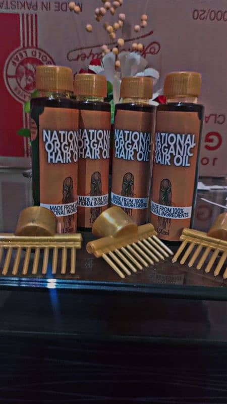 NATIONAL ORGANIC HAIR OIL 0