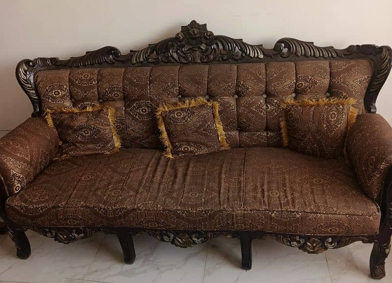 wooden sofa 0