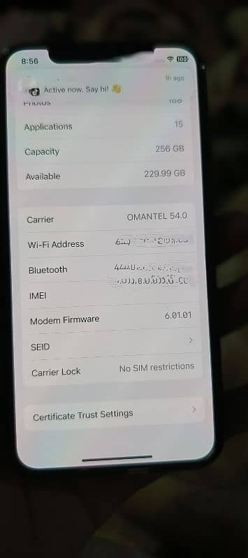 iphone x 256gb non pta 4