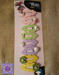 8 pairs clips set kid's girls & women