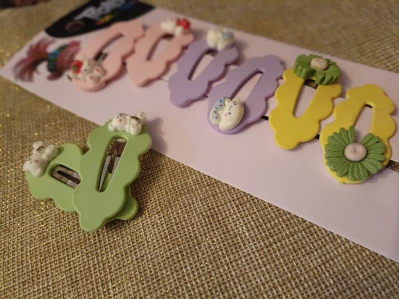 8 pairs clips set kid's girls & women 2