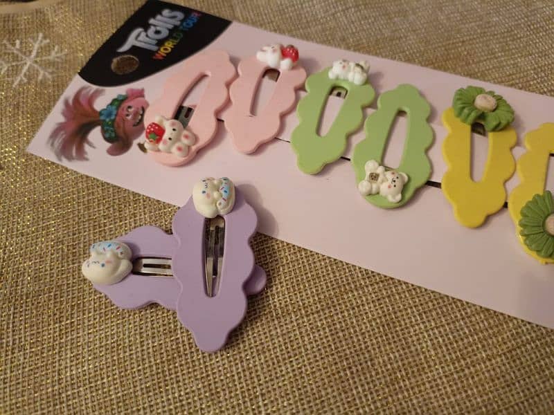 8 pairs clips set kid's girls & women 3