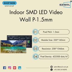 Indoor SMD LED Video Wall P-1.5mm