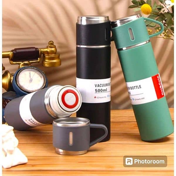 Stainless steel Hot water bottle vacuum flask 5