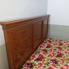 WOODEN BED WITH FOAM AND DRESSING ONLY  IN 95000