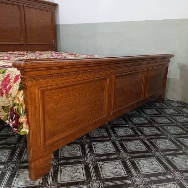 WOODEN BED WITH FOAM AND DRESSING ONLY  IN 95000 6