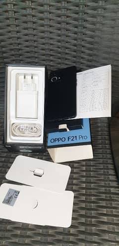 Oppo f21 pro fresh condition with original charger,and data cable,box