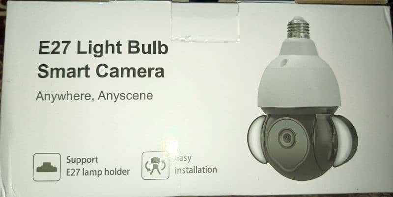 E27 light bulb smart camera 0