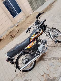 Honda CD70  Black Colour 2022 Model