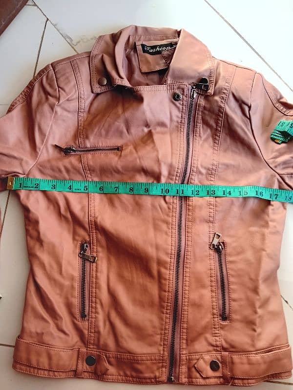 leather jacket condition new 0