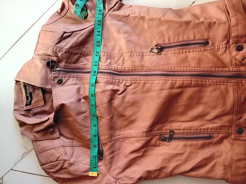 leather jacket condition new 1