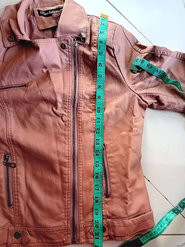 leather jacket condition new 2