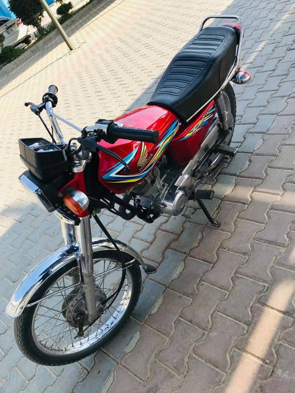 HONDA 125 RED COLOUR PINDI NNBR 2