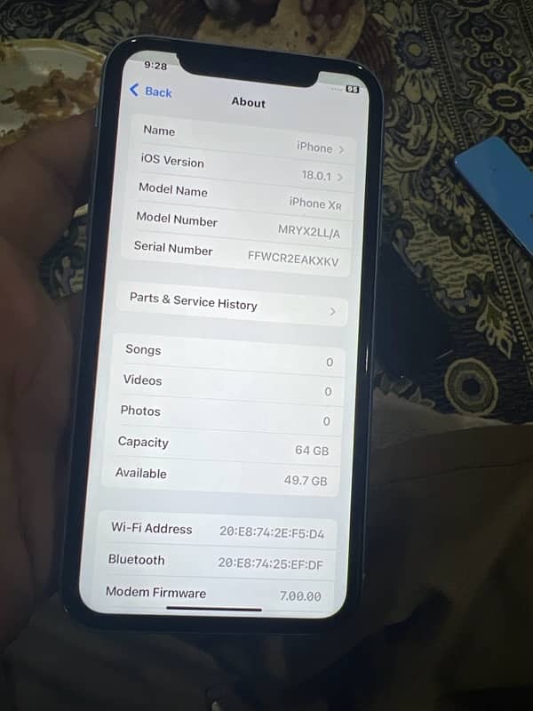 iphone xr 64 gb all ok 10/10 urgent sale 9