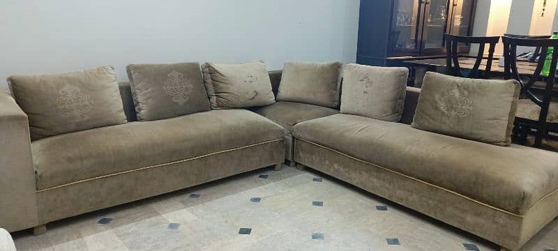 L shape Sofa set 1