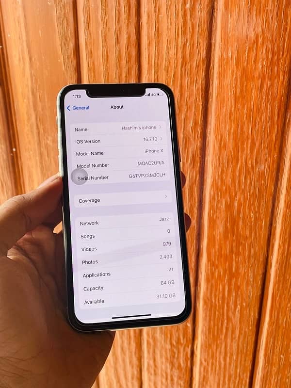 iphone X PTA 1