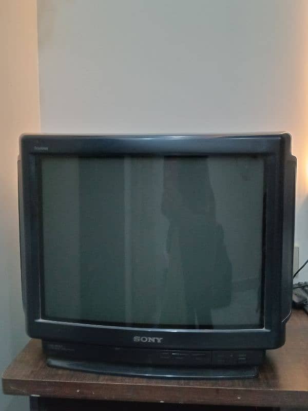 Sony TV with TV trolley 1