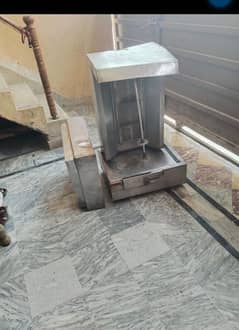 good condition shawarma machine and had plate