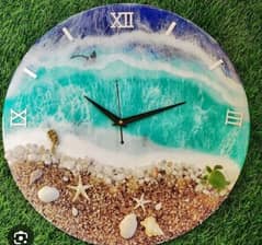 Resin Beach style Clock 14