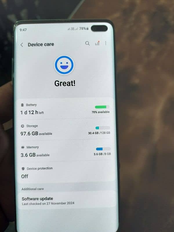 Samsung S10 Plus 10 by 10 condition Wi-Fi not working 8