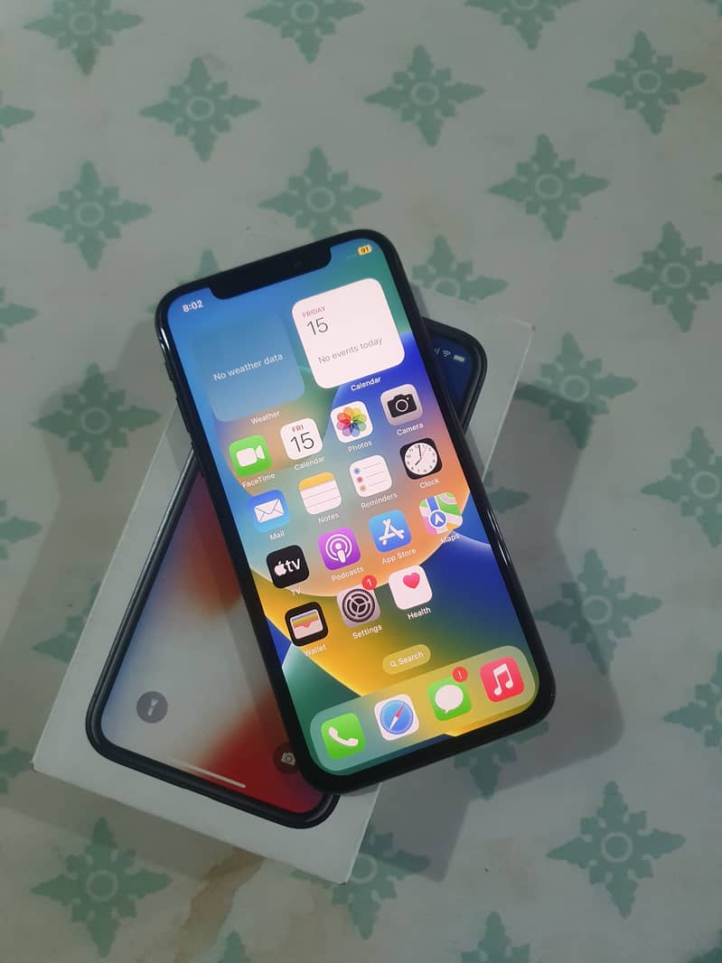 Iphone x PTA Approved with Box 3