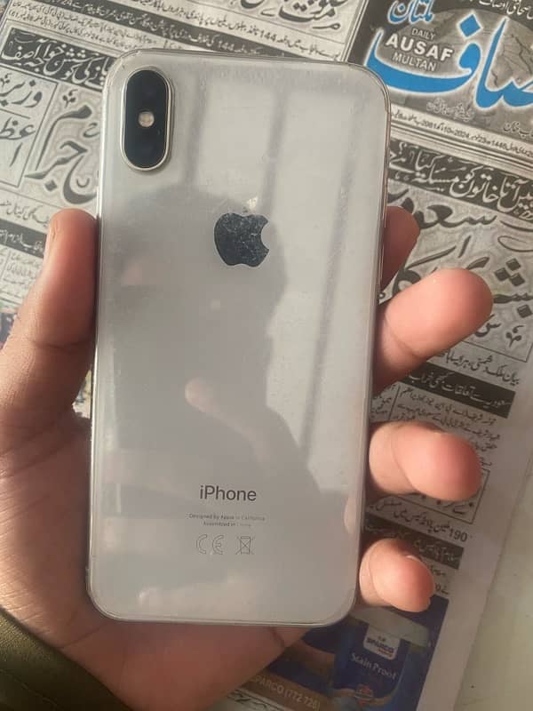 iphone x exchng psbl pta approved full box 64gb truetone on face id of 1