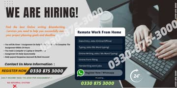 Simple Data Entry jobs Daily Income:1500 to 2500 Per Assignment/-