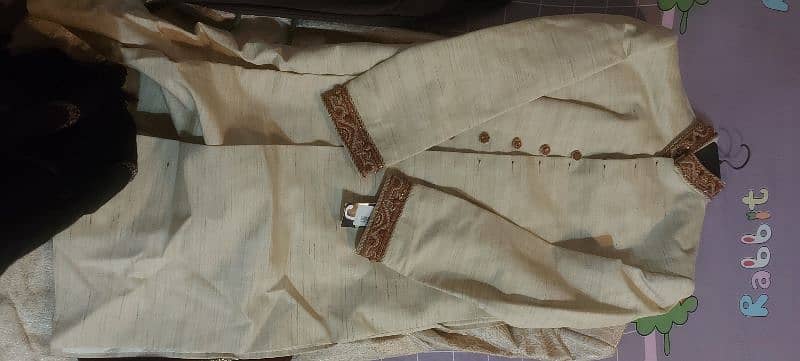 junaid jamshed sherwani for sale not a single time use 5