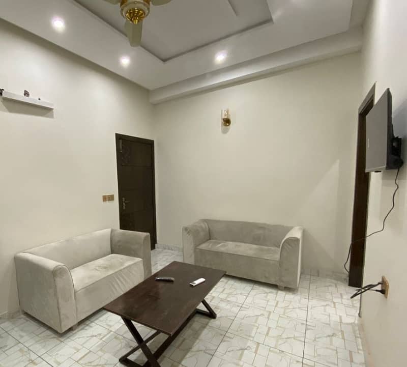 TOTALLY FURNISHED 2 BEDROOMS APARTMENT AVAILABLE FOR RENT (AT REASONABLE RENT) IN CITI HOUSING GUJRANWALA 11