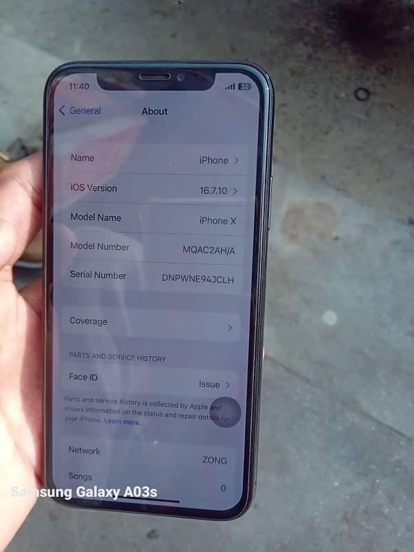 iPhone X pta 64 0