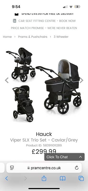 pram stroller with carry cot 9