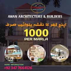 Architectural design and Building Construction . Contact# 03477664126