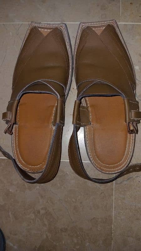 BROWN PESHAWARI SANDAL 10 NUMBER 0