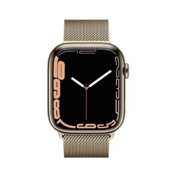 Apple Watch Series 7 Stainless Steel 45MM Gold 0