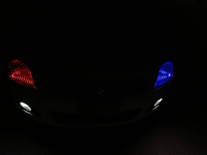 slightly used remote controlled rgb parking lights 5