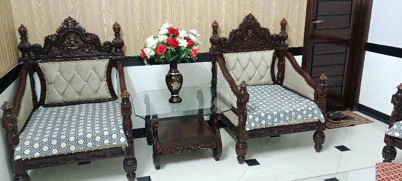 5 seaters sofa set and tables set 2