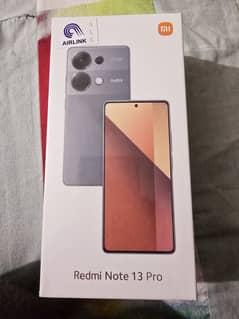 Redmi Note 13 Pro 8gb 256gb box pack PTA approved